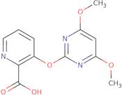 3-[(4,6-Dimethoxypyrimidin-2-yl)oxy]pyridine-2-carboxylic acid monohydrate