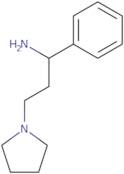 1-Phenyl-3-pyrrolidin-1-ylpropan-1-amine