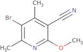 5-bromo-2-methoxy-4,6-dimethylnicotinonitrile