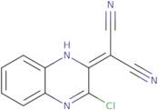 2-(3-Chloro-1,2-dihydroquinoxalin-2-ylidene)propanedinitrile