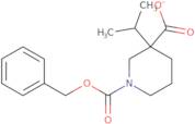 1-cbz-3-isopropylpiperidine-3-carboxylic acid
