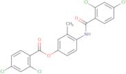 2,4-dichloro-n-[4-(2,4-dichlorobenzoyloxy)-2-methylphenyl]benzamide