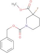 Methyl 1-Cbz-3-fluoropiperidine-3-carboxylate