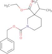 ethyl 1-cbz-3-isopropylpiperidine-3-carboxylate