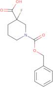 1-Cbz-3-fluoropiperidine-3-carboxylic acid