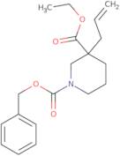 Ethyl 1-cbz-3-allylpiperidine-3-carboxylate