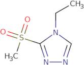 4-ethyl-3-methanesulfonyl-4H-1,2,4-triazole