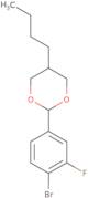 2-(4-bromo-3-fluorophenyl)-5-butyl-1,3-dioxane