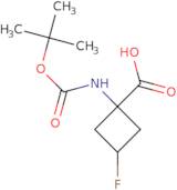 1-(boc-amino)-3-fluorocyclobutanecarboxylic acid
