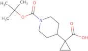 1-{1-[(tert-butoxy)carbonyl]piperidin-4-yl}cyclopropane-1-carboxylic acid