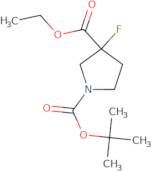 Ethyl 1-Boc-3-fluoropyrrolidine-3-carboxylate