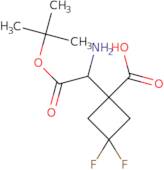 1-({[(tert-butoxy)carbonyl]amino}methyl)-3,3-difluorocyclobutane-1-carboxylic acid