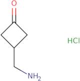 3-(Aminomethyl)cyclobutanone hydrochloride