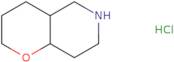 3,4,4a,5,6,7,8,8a-octahydro-2H-pyrano[3,2-c]pyridine,hydrochloride