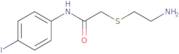 2-[(2-Aminoethyl)sulfanyl]-N-(4-iodophenyl)acetamide