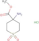 Methyl 4-amino-1,1-dioxo-1λ6-thiane-4-carboxylate hydrochloride