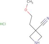 3-(2-Methoxyethyl)azetidine-3-carbonitrile hydrochloride