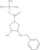 rel-tert-Butyl (3R,4R)-3-(benzylamino)-4-hydroxypyrrolidine-1-carboxylate