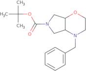 Trans-tert-butyl 4-benzylhexahydropyrrolo[3,4-b][1,4]oxazine-6(2H)-carboxylate