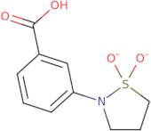 3-(1,1-Dioxido-2-isothiazolidinyl)benzoic Acid