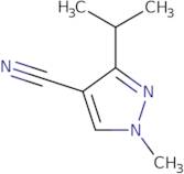 1-Methyl-3-(propan-2-yl)-1H-pyrazole-4-carbonitrile