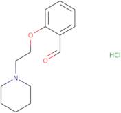 2-[2-(1-Piperidinyl)ethoxy]benzaldehyde hydrochloride
