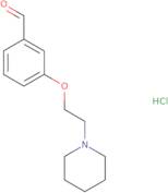 3-[2-(1-Piperidinyl)ethoxy]benzaldehyde hydrochloride