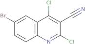 6-Bromo-2,4-dichloroquinoline-3-carbonitrile