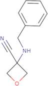 3-[(Phenylmethyl)amino]-3-oxetanecarbonitrile