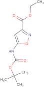 Ethyl 5-((tert-butoxycarbonyl)amino)isoxazole-3-carboxylate