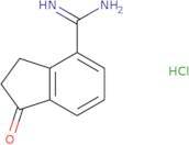 1-Oxo-2,3-dihydro-1H-indene-4-carboximidamide hydrochloride