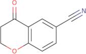 4-Oxochromane-6-carbonitrile
