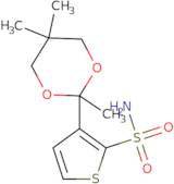 3-(2,5,5-Trimethyl-1,3-dioxan-2-yl)thiophene-2-sulfonamide