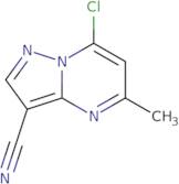 7-Chloro-5-methylpyrazolo[1,5-a]pyrimidine-3-carbonitrile