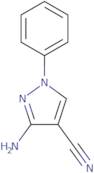3-Amino-1-phenyl-1H-pyrazole-4-carbonitrile