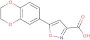 5-(2,3-Dihydro-1,4-benzodioxin-6-yl)-1,2-oxazole-3-carboxylic acid