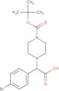 2-(4-Boc-piperazinyl)-2-(4-bromophenyl)acetic acid