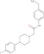 N-(4-Ethylphenyl)-2-[4-(4-fluorophenyl)piperazin-1-yl]acetamide