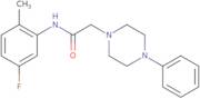N-(5-Fluoro-2-methylphenyl)-2-(4-phenylpiperazin-1-yl)acetamide