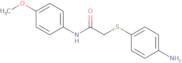 2-[(4-Aminophenyl)thio]-N-(4-methoxyphenyl)acetamide