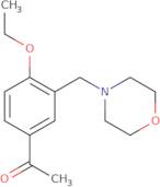 1-[4-Ethoxy-3-(morpholin-4-ylmethyl)phenyl]ethan-1-one