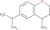 (4S)-6-Propan-2-yl-3,4-dihydro-2H-chromen-4-amine