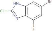 5-Bromo-2-chloro-7-fluoro-1H-benzo[D]imidazole