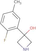 3-(2-Fluoro-5-methyl-phenyl)azetidin-3-ol