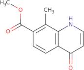 7-Quinolinecarboxylic acid,1,4-dihydro-8-methyl-4-oxo-,methyl ester