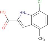 7-Chloro-4-methyl-1H-indole-2-carboxylic acid