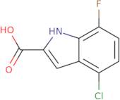 4-Chloro-7-fluoro-1H-indole-2-carboxylic acid