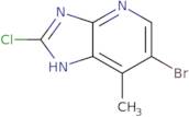 6-Bromo-2-chloro-7-methyl-3H-imidazo[4,5-b]pyridine