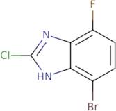 4-Bromo-2-chloro-7-fluoro-1H-1,3-benzimidazole