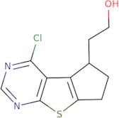 (S)-2-(4-Chloro-6,7-dihydro-5H-cyclopenta[4,5]thieno[2,3-d]pyrimidin-5-yl)ethanol